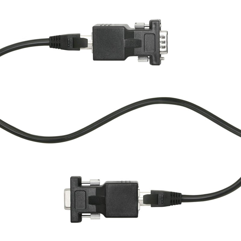 XMSJSIY DB9 RS232 to RJ45 Extender, DB9 9-Pin Serial Port Female&Male to RJ45 CAT5 CAT6 Ethernet LAN Extend Adapter Cable-2pcs (2-Adapter) - Image 5